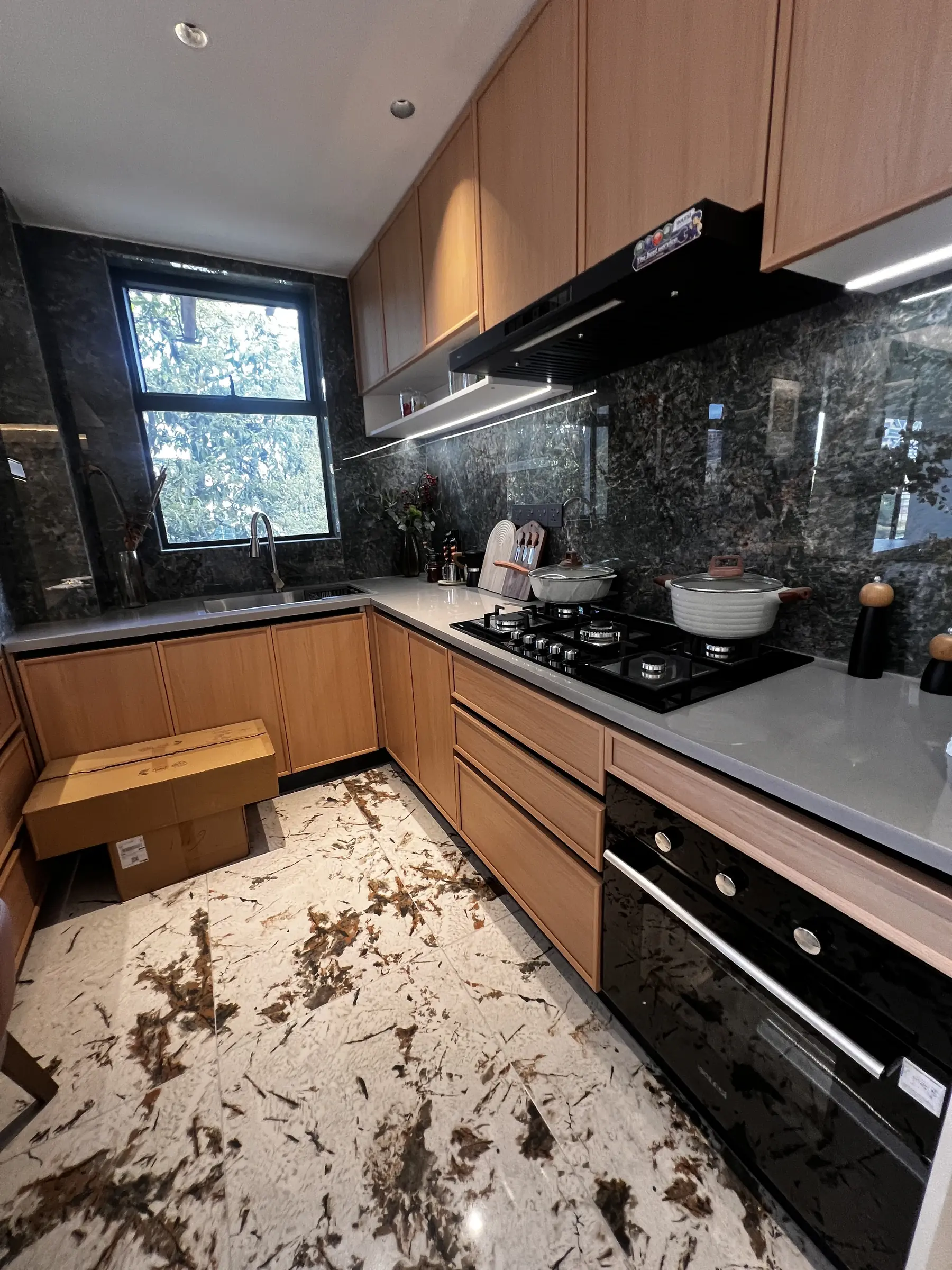 Amani Residence show apartment kitchen detail