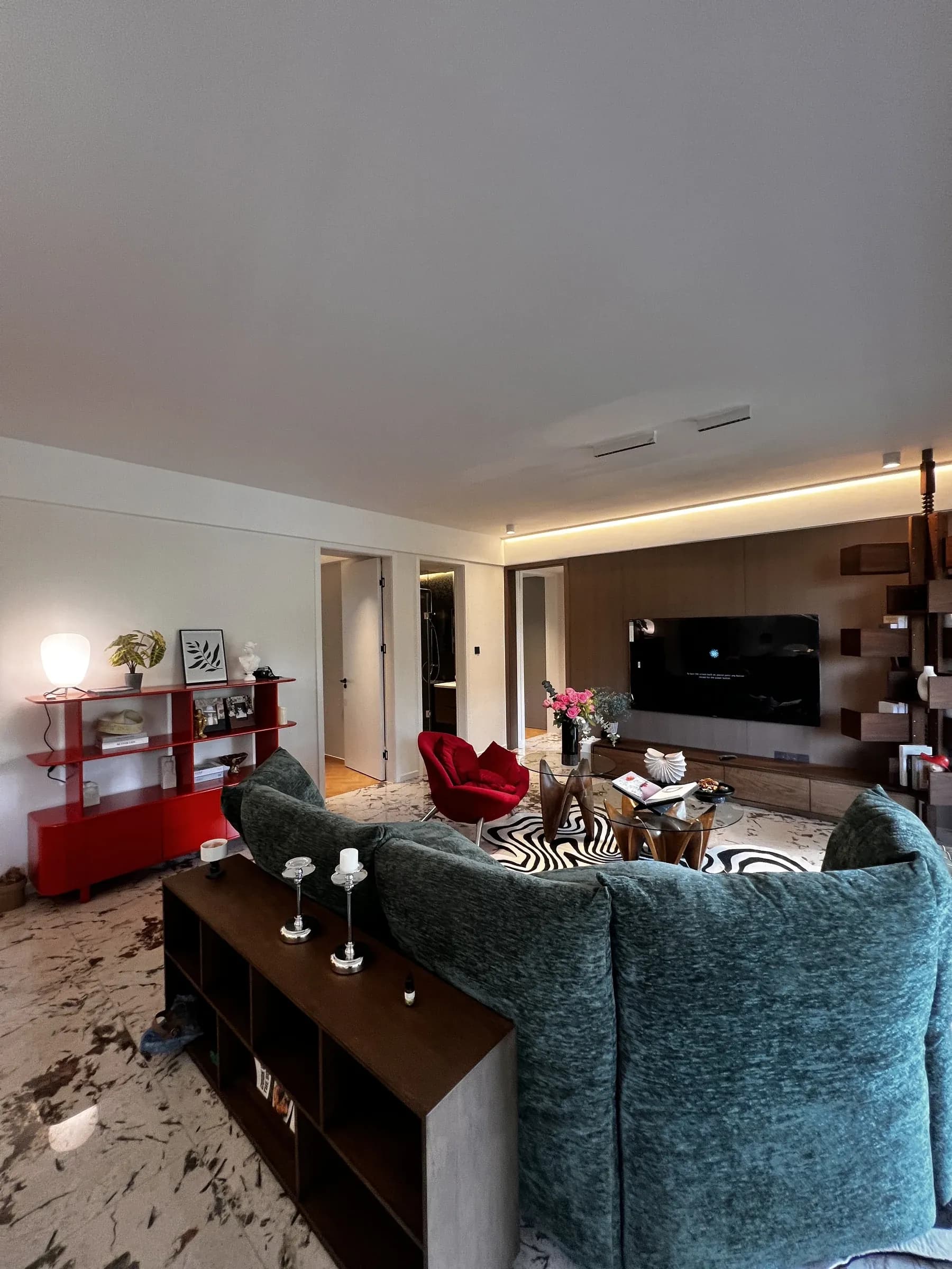 Amani Residence show apartment living space