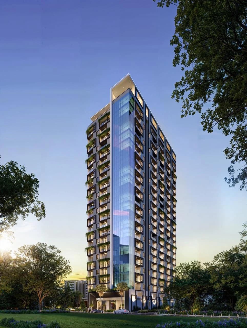 Architectural visual of Baystar in Kilimani