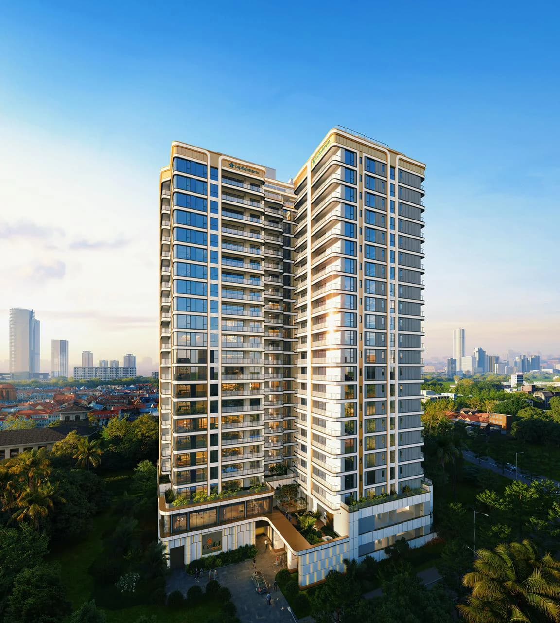 Architectural visual of Capital Heights in Westlands, Nairobi