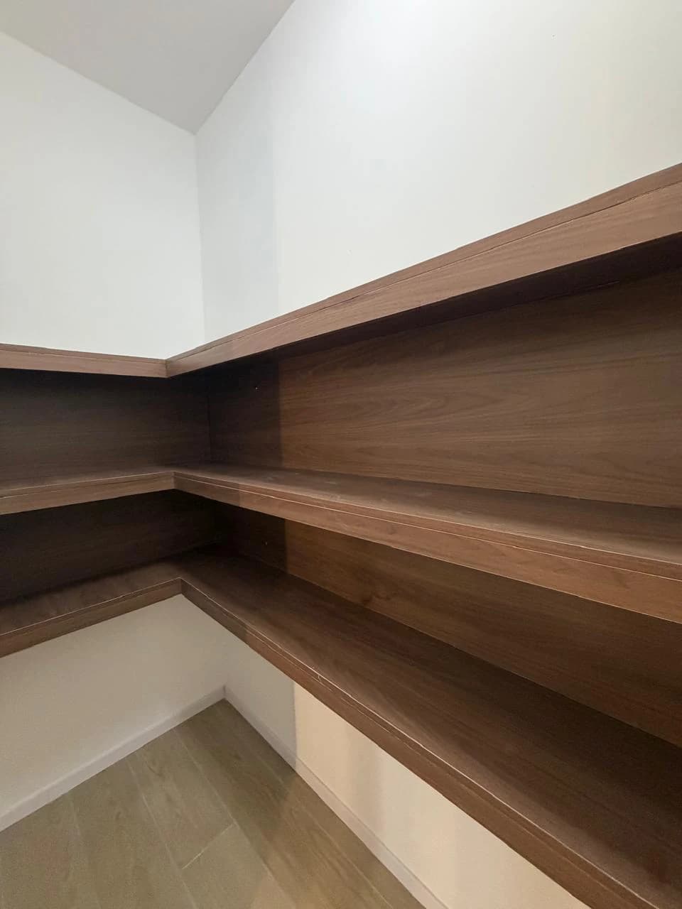 Balcony beside the Capital Heights one-bedroom show apartment