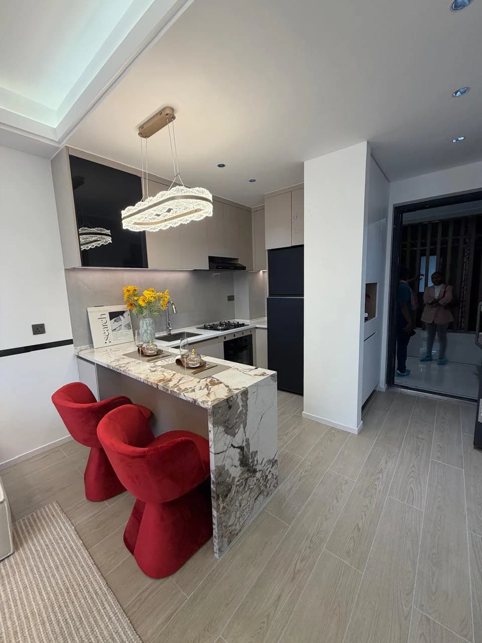 Kitchen in the Capital Heights two-bedroom show apartment