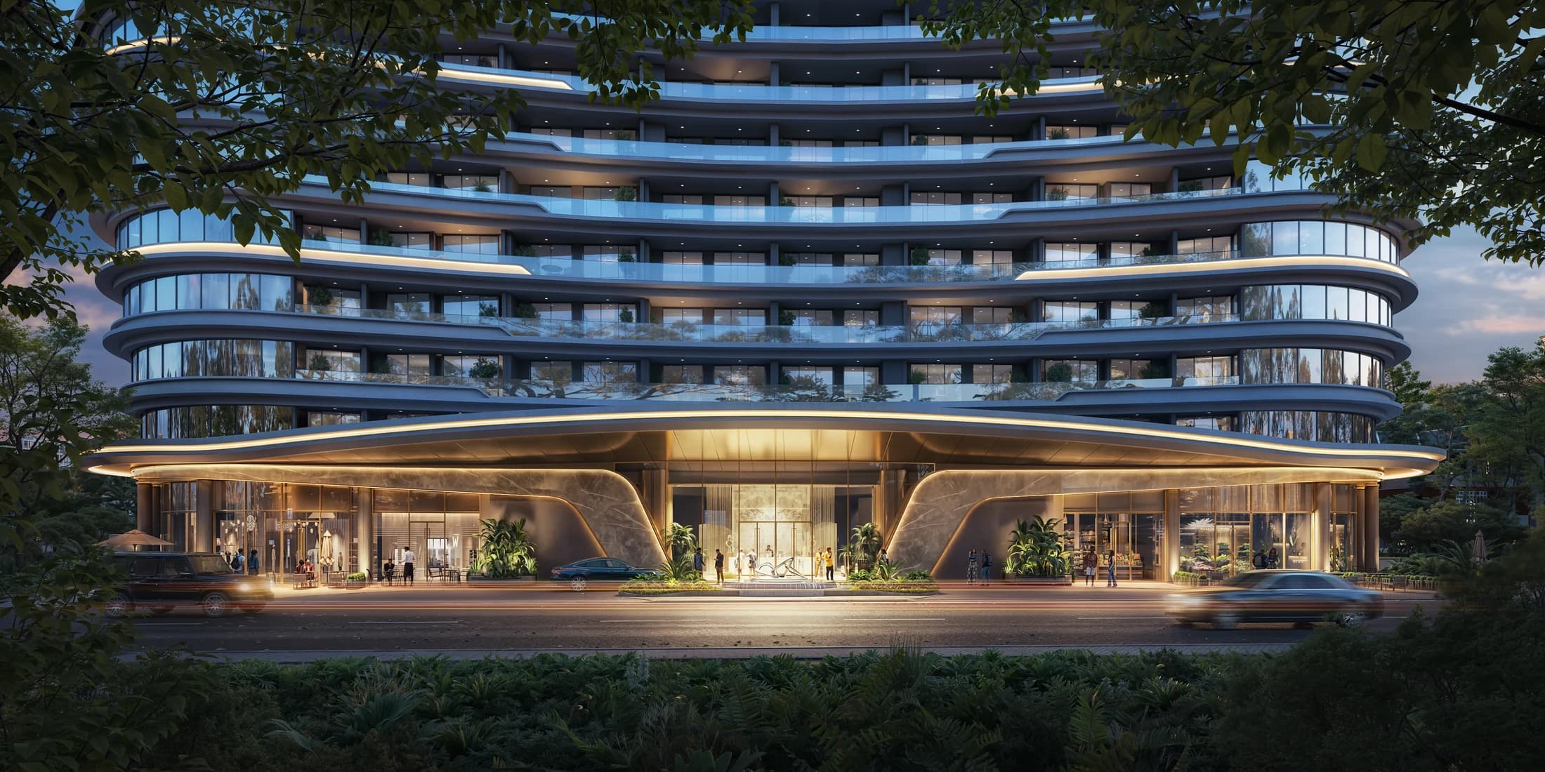 Cheval Riverside entrance