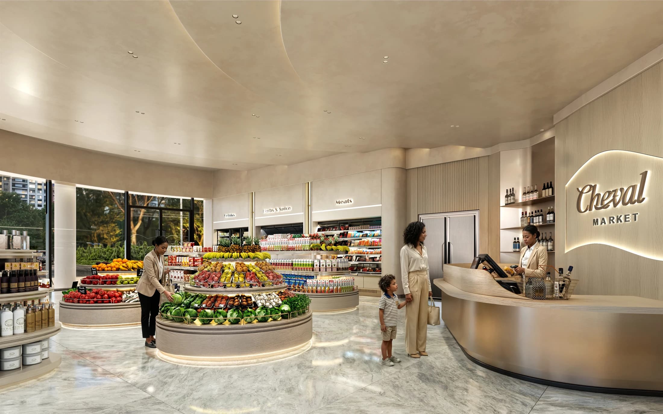 Cheval Riverside market