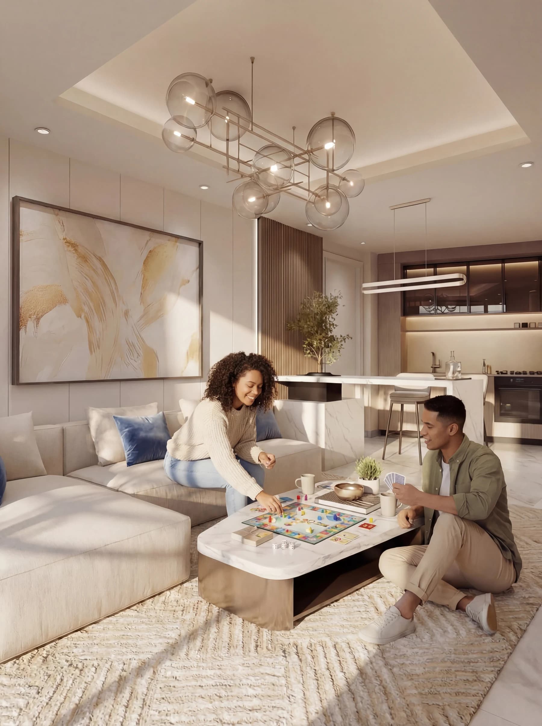 Cheval Riverside one-bedroom interior