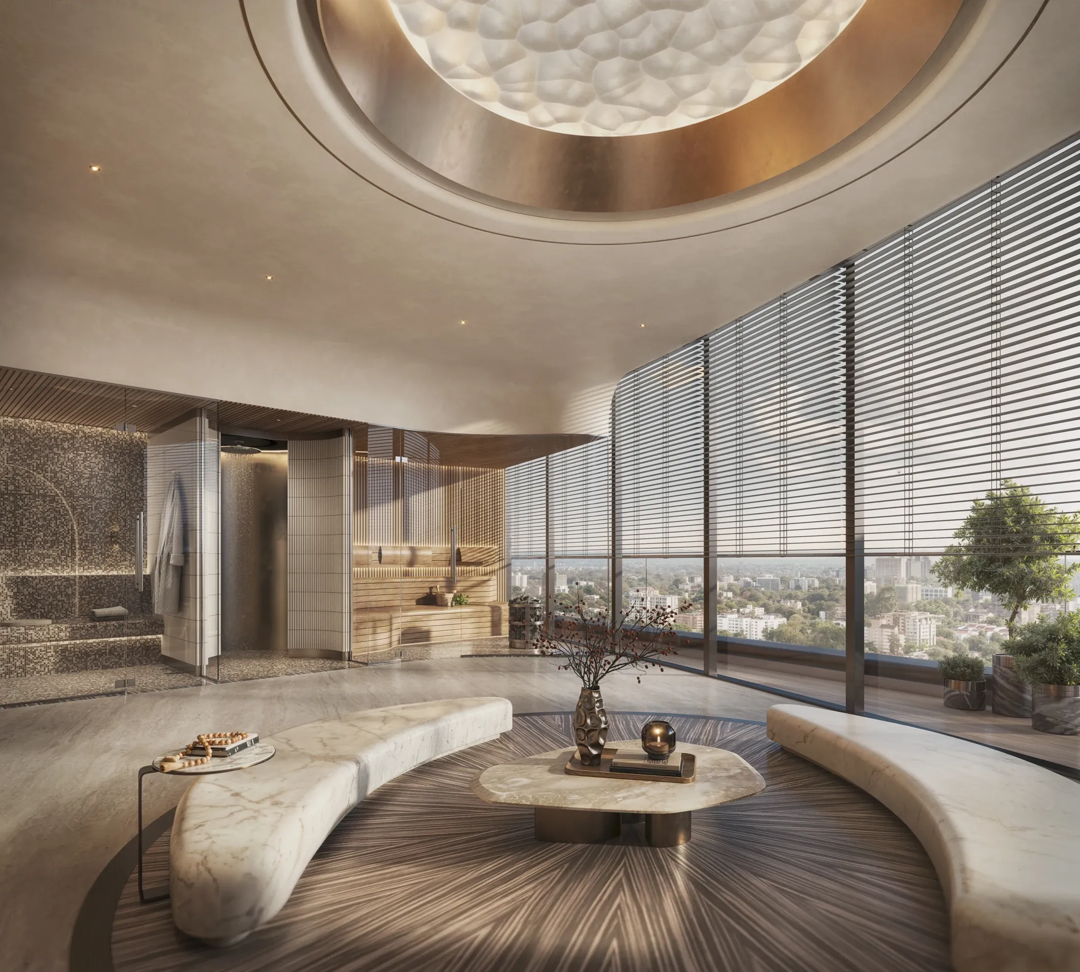 Cheval Riverside steam and sauna