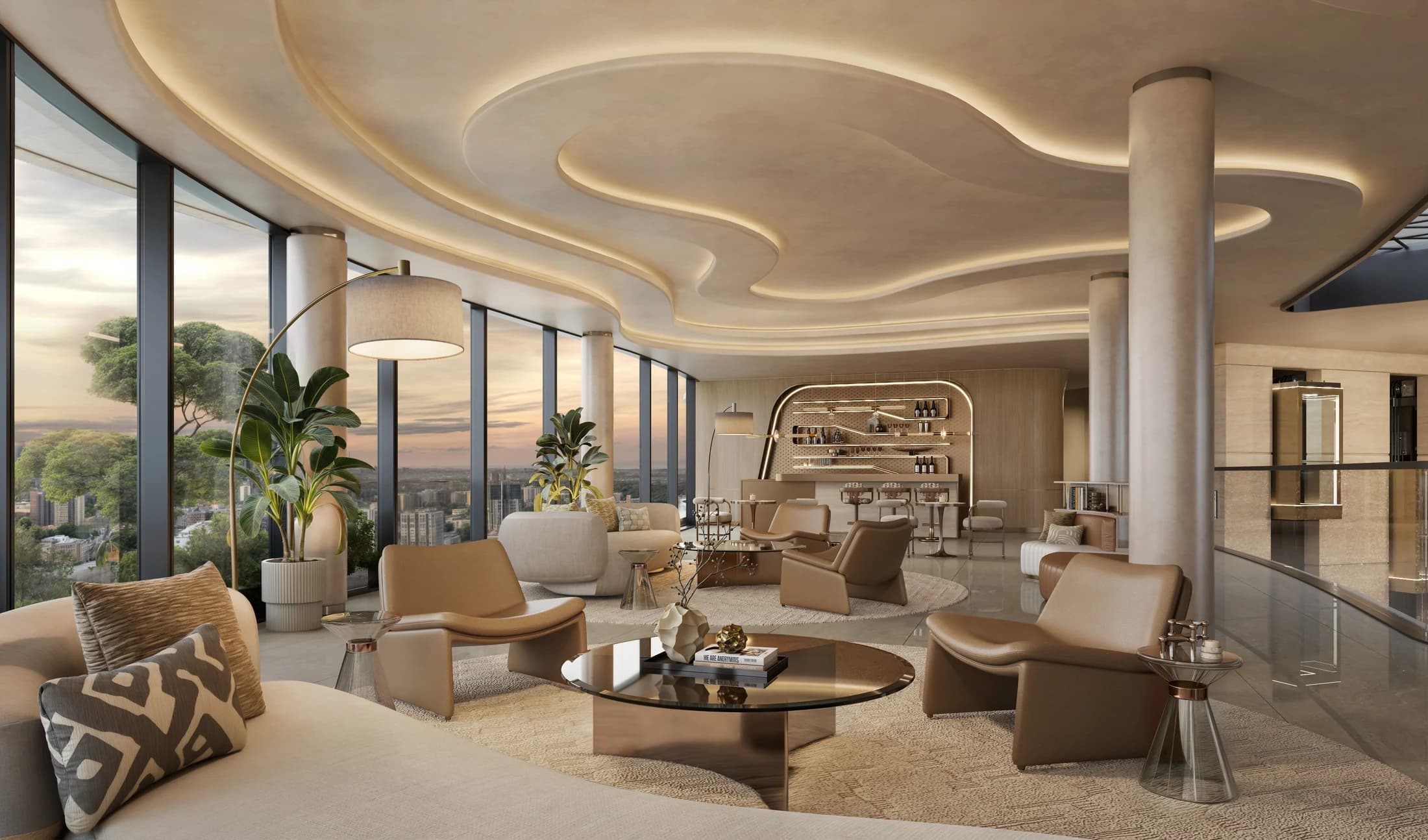 Cheval Riverside residents’ sky lounge