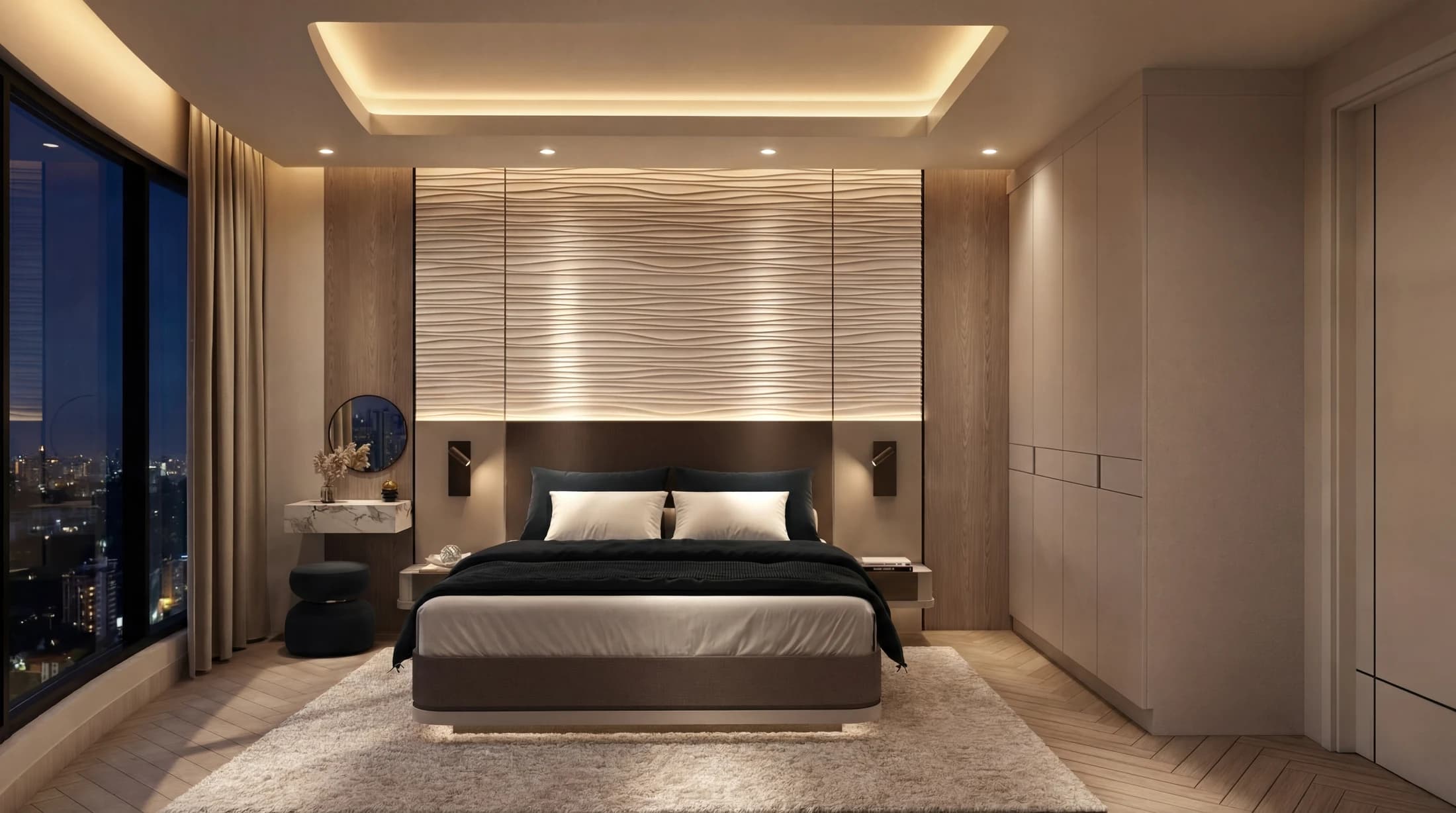 Cheval Riverside two-bedroom interior