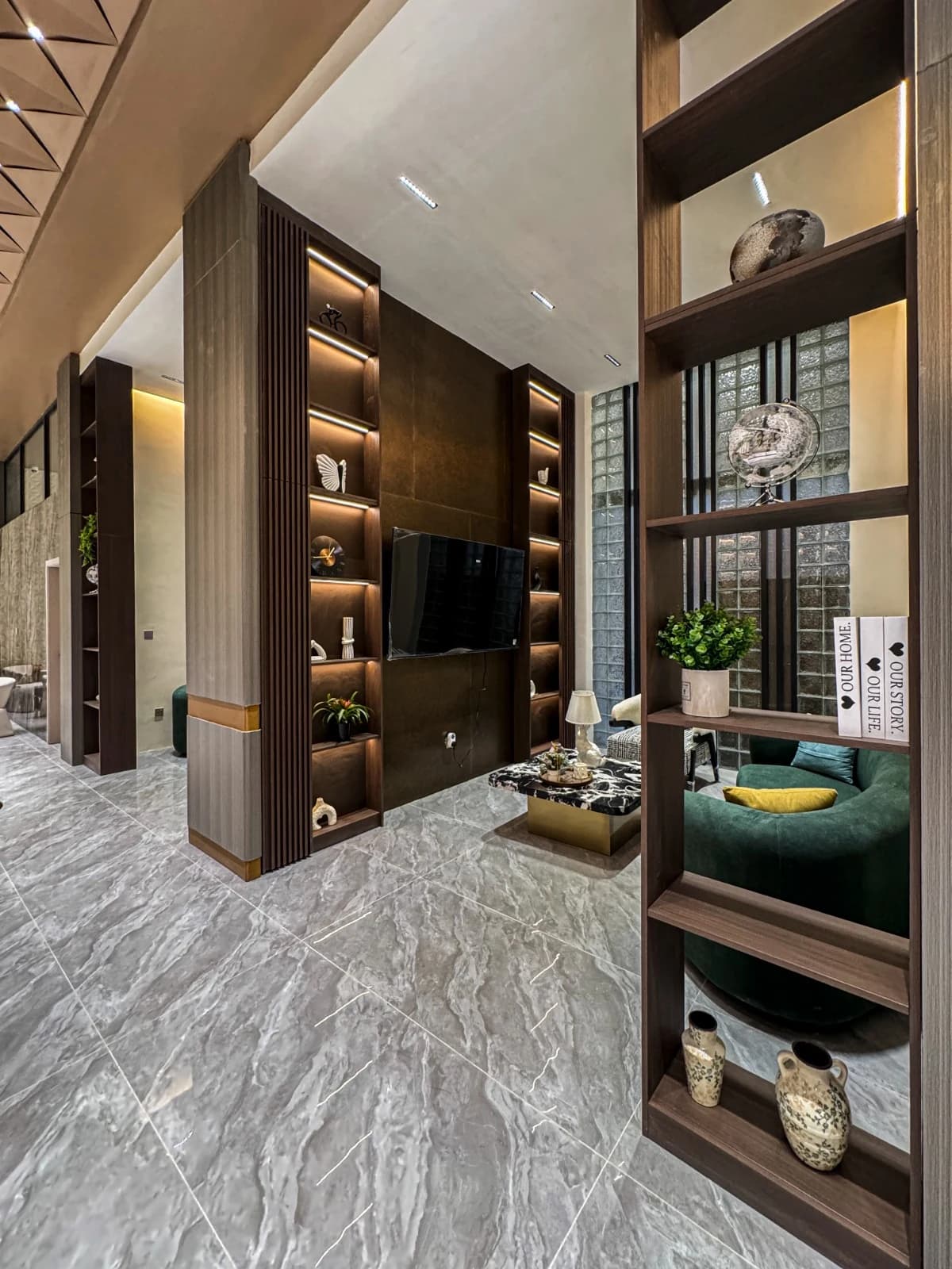 Diamond Bay Residence lounge interior detail