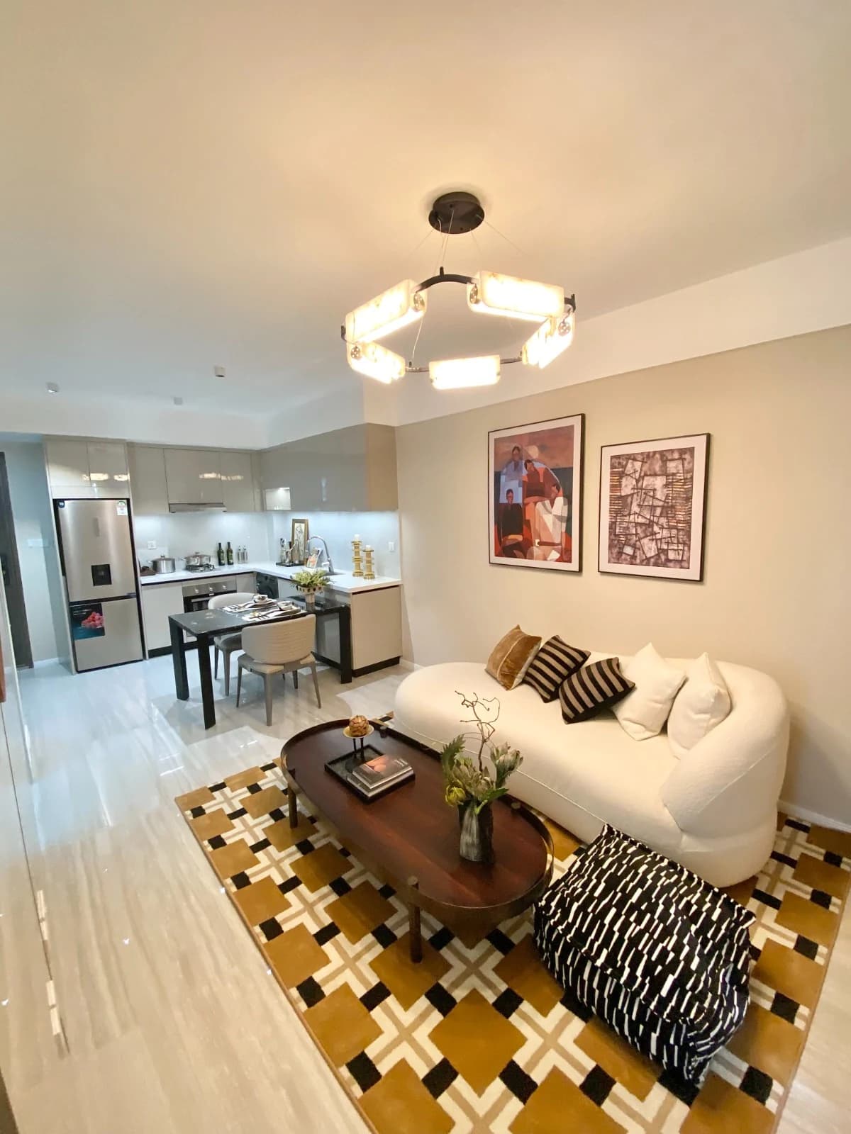 Grosvenor show apartment living room