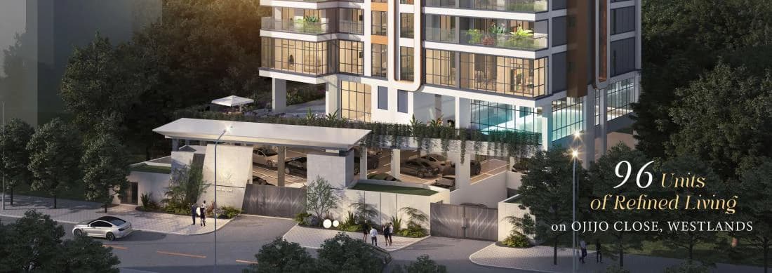 Architectural rendering of Lesto Residences at Ojijo Close