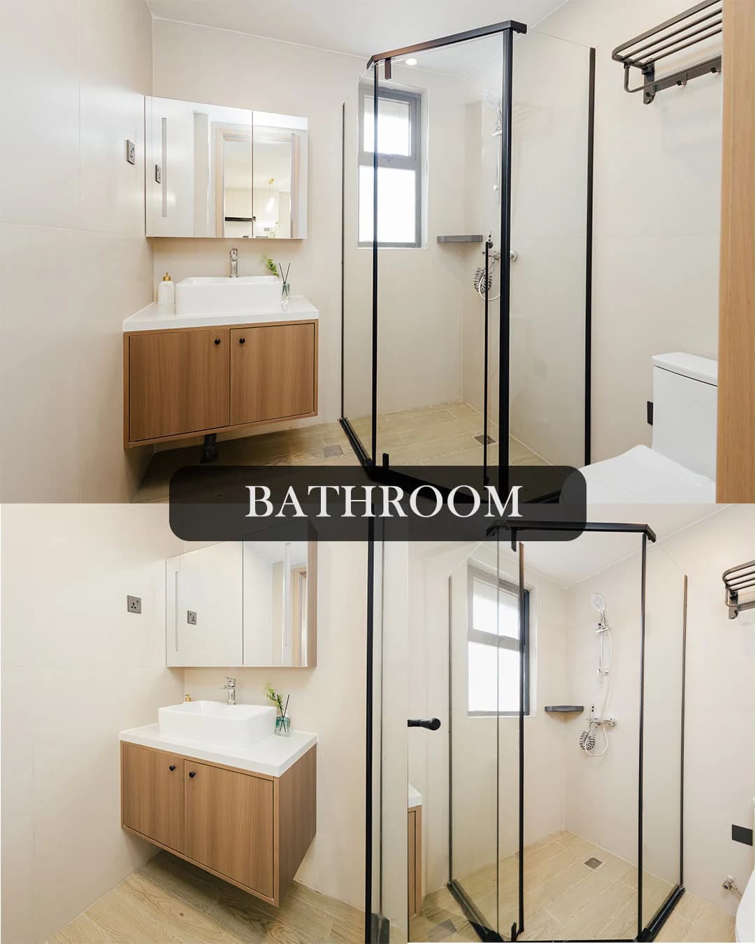Interior bathroom visual for a Lesto Residences apartment