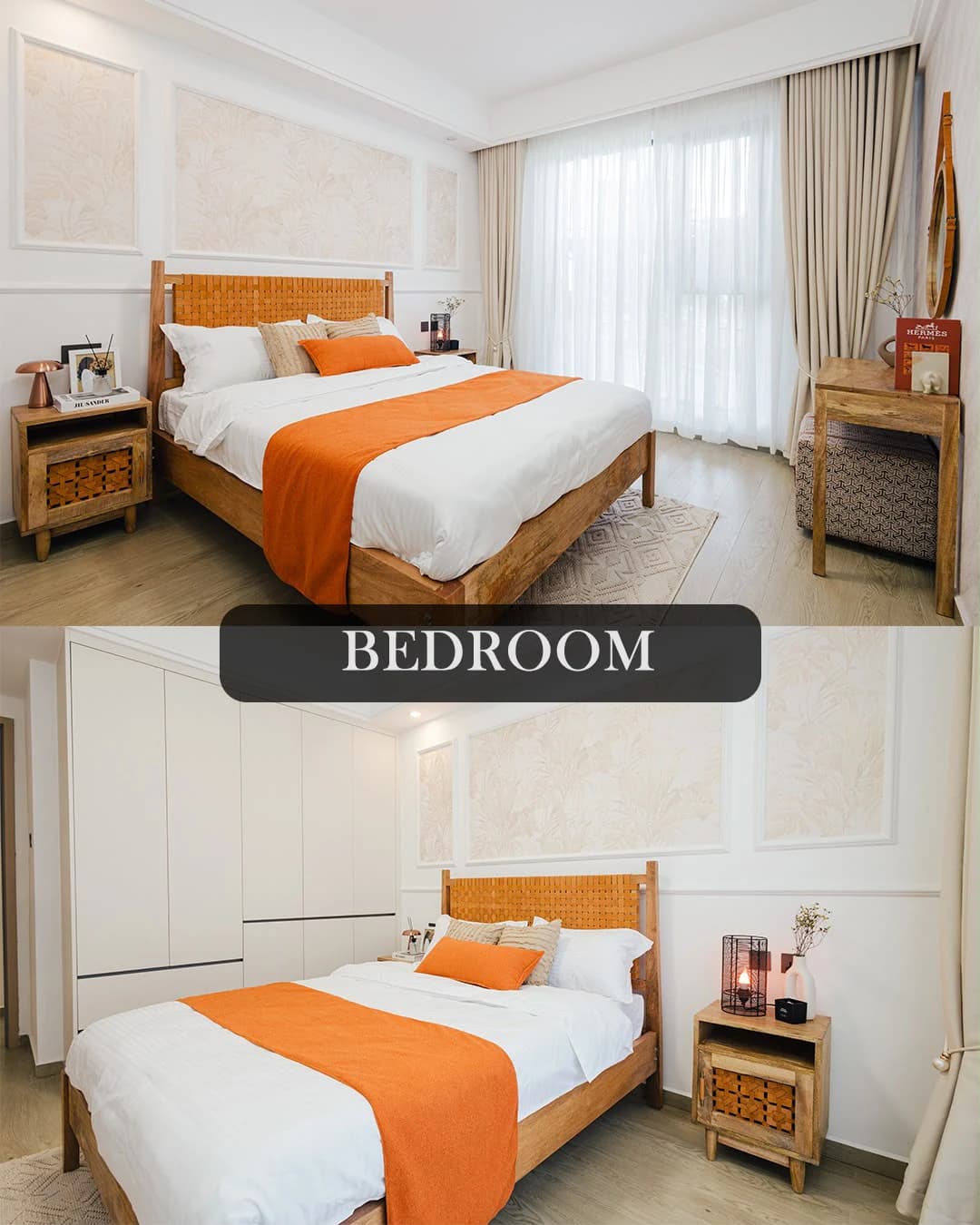 Interior bedroom visual for a Lesto Residences apartment