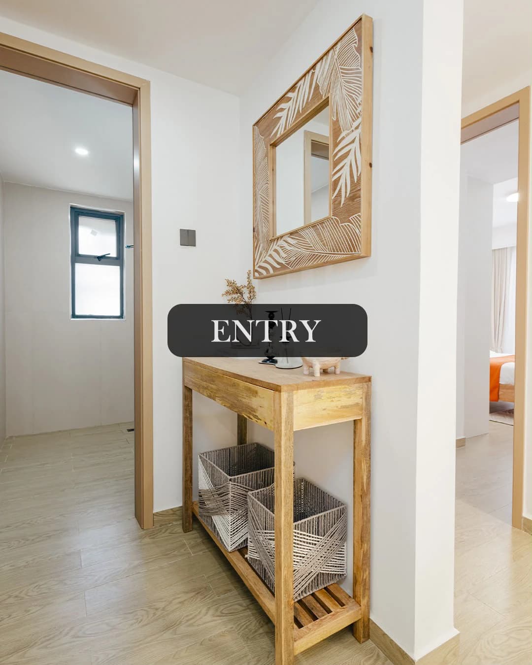 Interior entrance visual for a Lesto Residences apartment