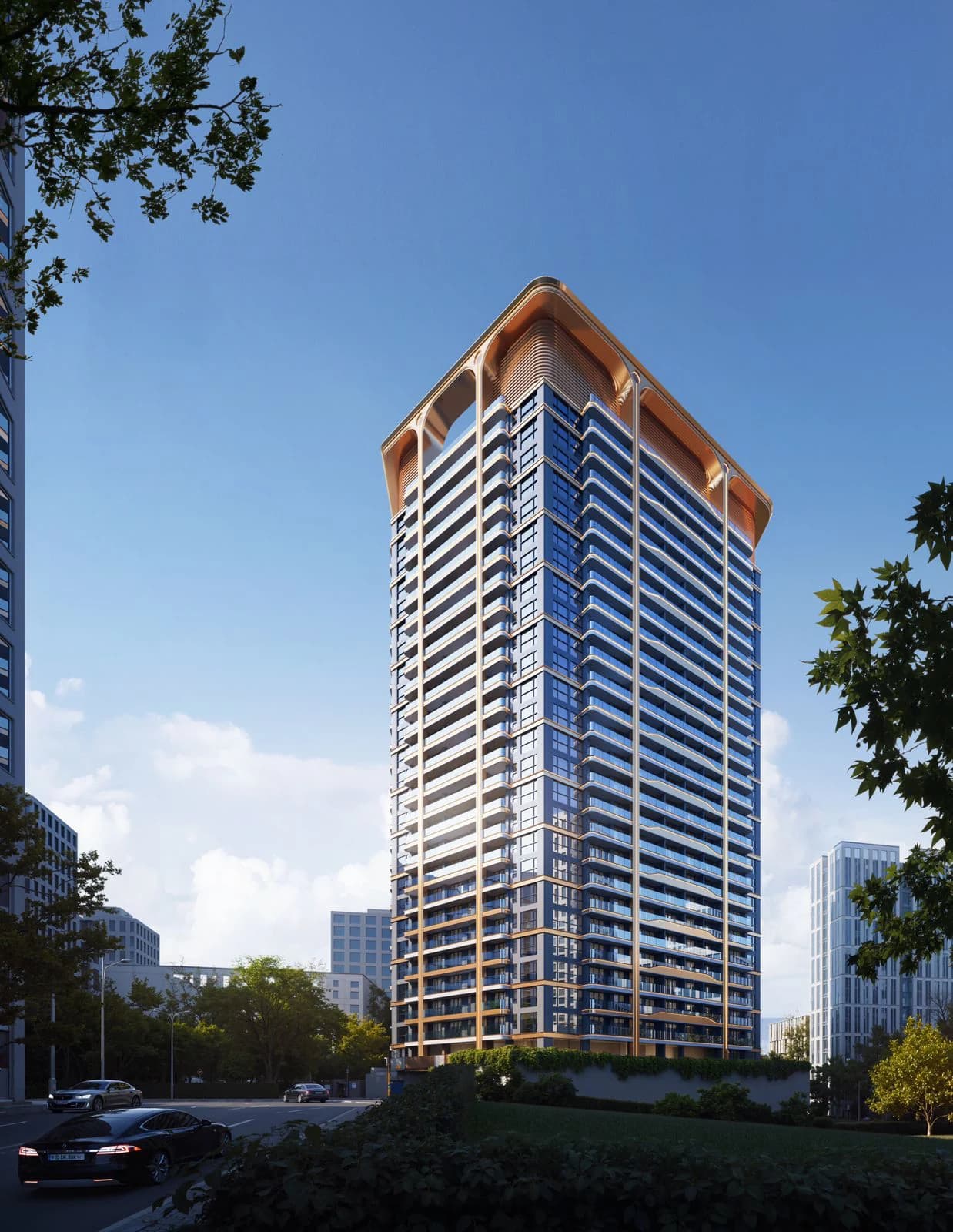 Architectural visual of Mogotio Oasis in Westlands
