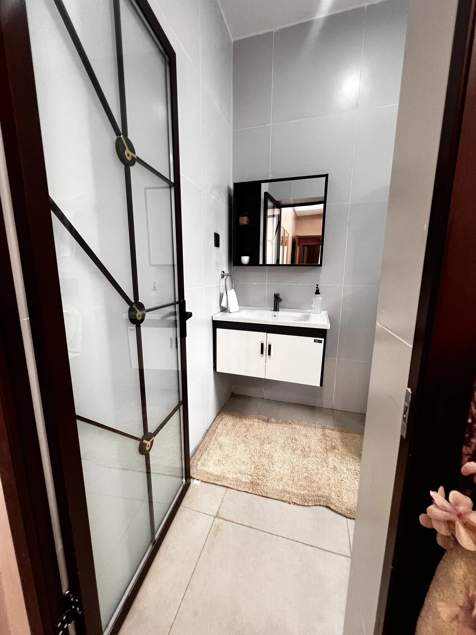 Skyline show apartment bathroom