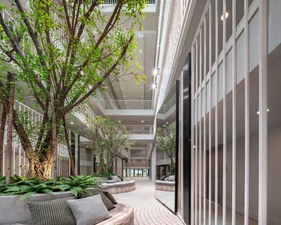 Stellar Bay planted mezzanine garden